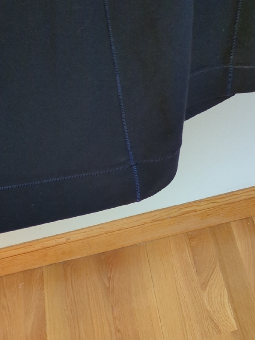 COS Navy Black Minimalist Tank Swing Dress Size Large Basic Normcore Capsule - Picture 5 of 8